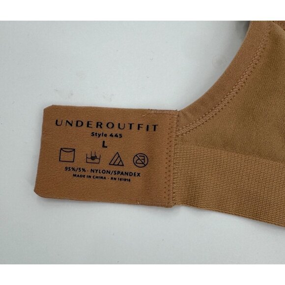 NWT Underoutfit  Large Nude Bra With Lace Trim & Bra Extender Included - Picture 5 of 6